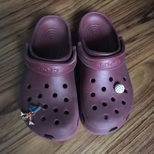 Maroon Crocs